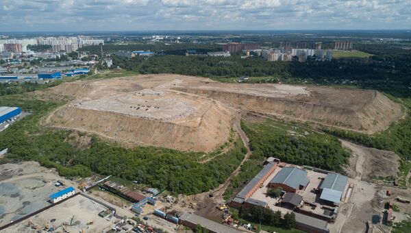 Мусорный полигон Кучино в Балашихе Мусорный полигон Кучино в Балашихе