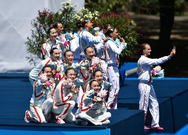 Чемпионат мира FINA 2017. Синхронное плавание. Группы. Произвольная программа. Финал Чемпионат мира FINA 2017. Синхронное плавание. Группы. Произвольная программа. Финал
