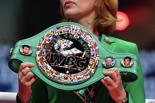 Чемпионский пояс по версии WBC Чемпионский пояс по версии WBC