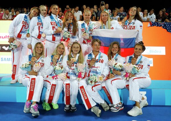 Ватерполистки сборной России Ватерполистки сборной России