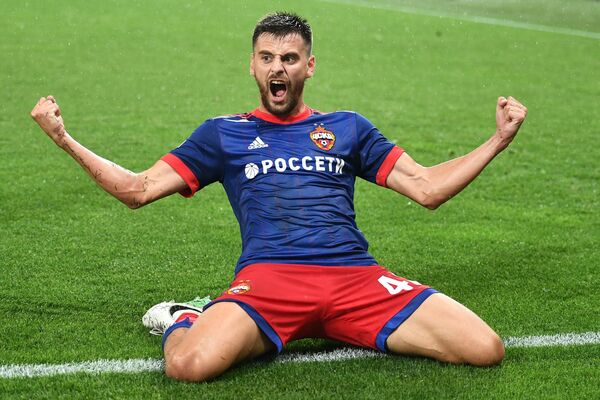 Защитник ЦСКА Георгий Щенников Защитник ЦСКА Георгий Щенников