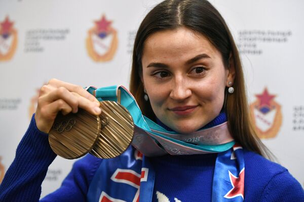 Лыжница Юлия Белорукова Лыжница Юлия Белорукова