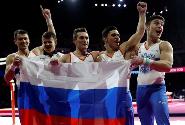 Гимнасты сборной России Гимнасты сборной России