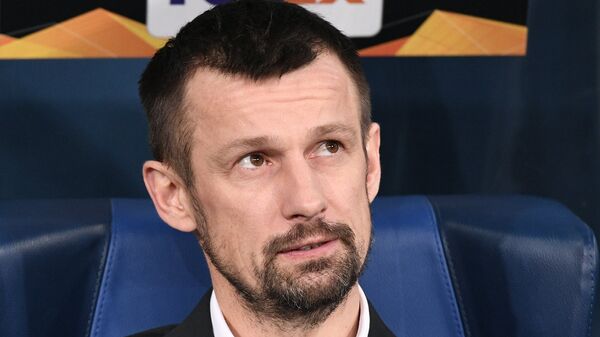 Главный тренер Зенита Сергей Семак Главный тренер Зенита Сергей Семак