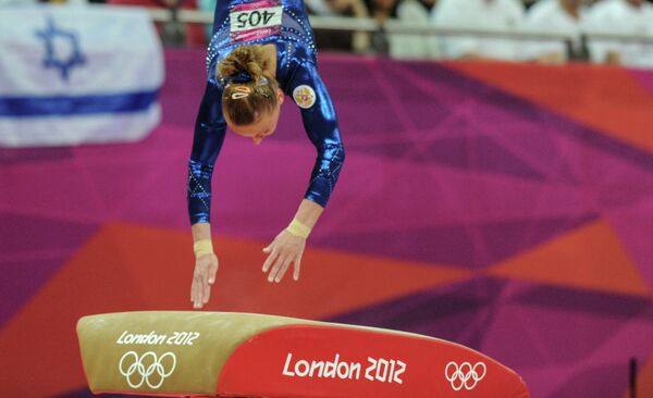 ОИ - 2012. Спортивная гимнастика. Женщины. Опорный прыжок ОИ - 2012. Спортивная гимнастика. Женщины. Опорный прыжок