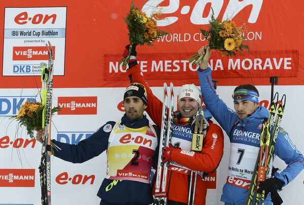 Биатлон. Чемпионат мира. Мужчины. Гонка преследования Биатлон. Чемпионат мира. Мужчины. Гонка преследования