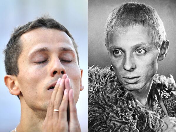 Юрий Борзаковский и Олег Даль (слева направо) Юрий Борзаковский и Олег Даль (слева направо)