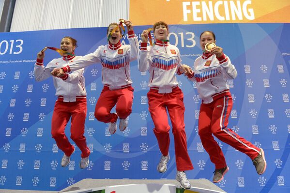 Российские спортсменки Юлия Бирюкова, Инна Дериглазова, Лариса Коробейникова, Диана Яковлева Российские спортсменки Юлия Бирюкова, Инна Дериглазова, Лариса Коробейникова, Диана Яковлева