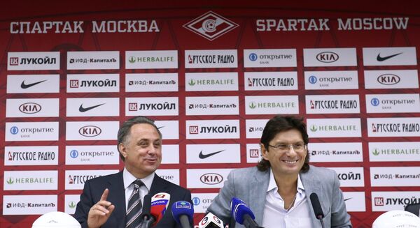 Виталий Мутко (слева) и Леонид Федун Виталий Мутко (слева) и Леонид Федун