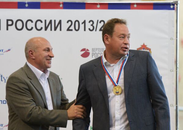 Сергей Чебан и Леонид Слуцкий (слева направо) Сергей Чебан и Леонид Слуцкий (слева направо)
