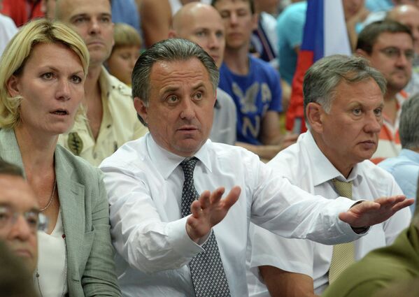 Юлия Аникеева и министр спорта РФ Виталий Мутко Юлия Аникеева и министр спорта РФ Виталий Мутко