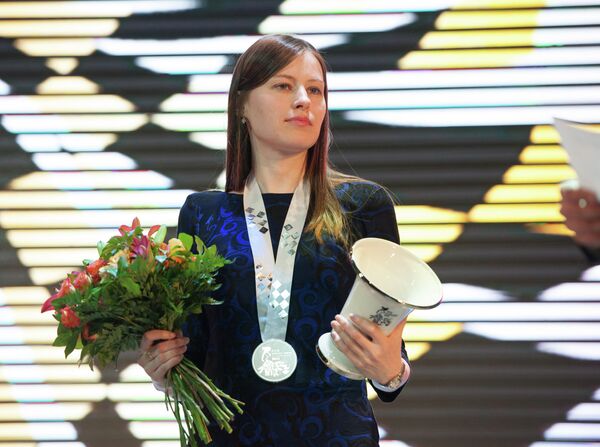 Вице-чемпионка Наталья Погонина (Россия) Вице-чемпионка Наталья Погонина (Россия)