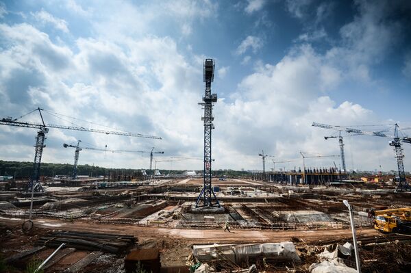 Строительство стадиона Космос Арена в Самаре к ЧМ-2018 Строительство стадиона Космос Арена в Самаре к ЧМ-2018