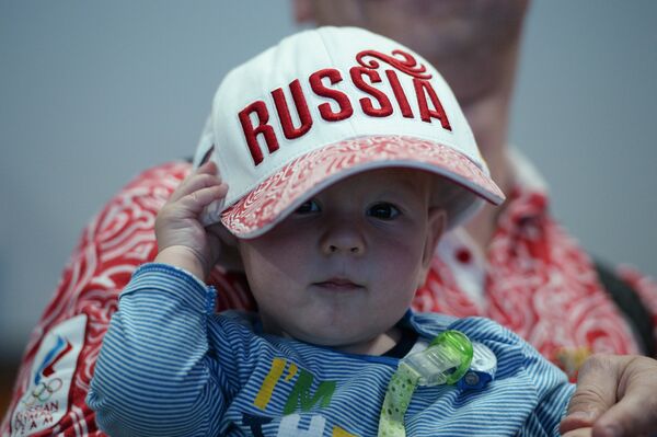 Юный болельщик сборной России Юный болельщик сборной России
