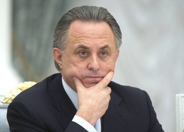 Министр спорта РФ, председатель оргкомитета Россия-2018 Виталий Мутко Министр спорта РФ, председатель оргкомитета Россия-2018 Виталий Мутко