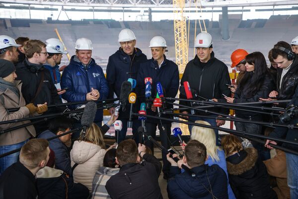 Визит FIFA и Оргкомитета Россия-2018 на стадион Зенит-Арена Визит FIFA и Оргкомитета Россия-2018 на стадион Зенит-Арена